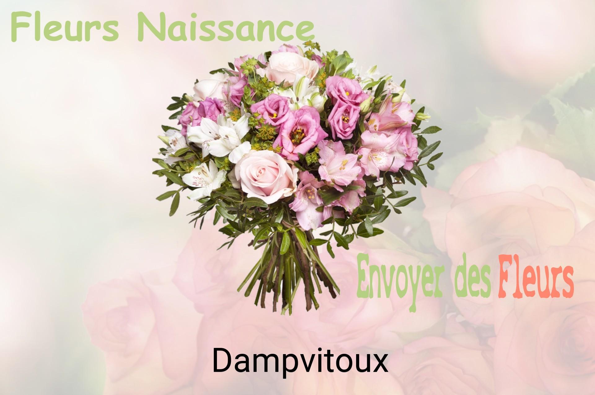 Bouquet de fleurs de naissance livré à Dampvitoux